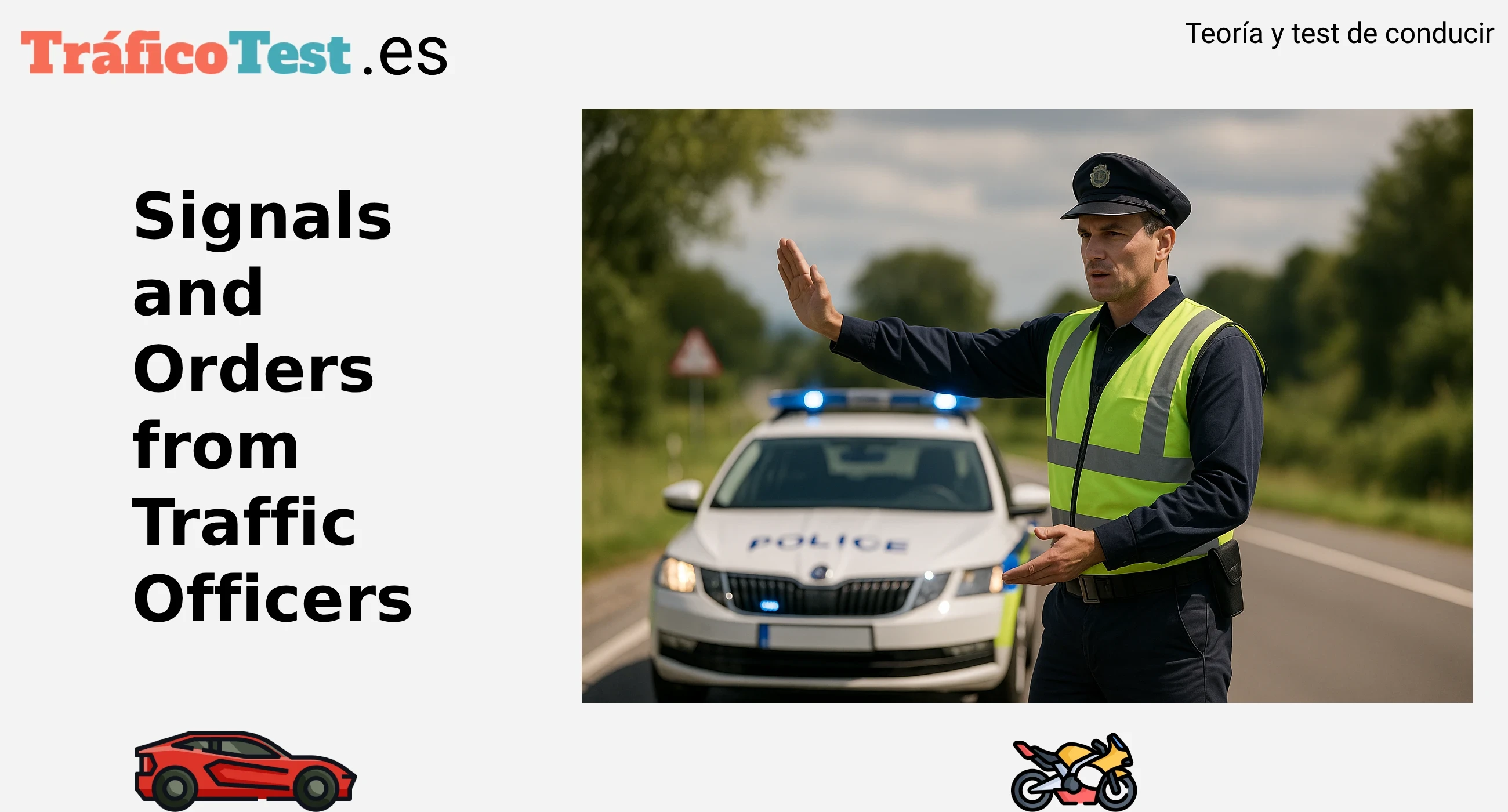 Signals and Orders from Traffic Officers | DGT Regulations