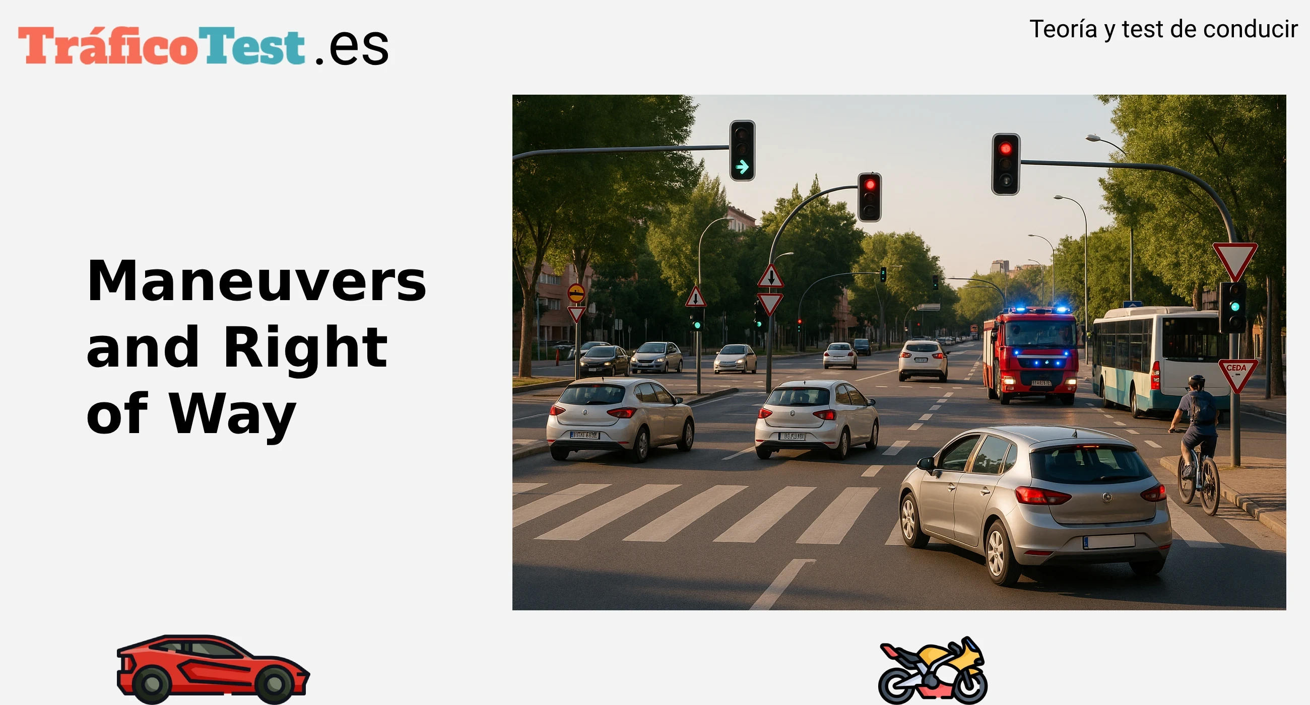 Maneuvers and Right of Way: DGT Rules and Regulations