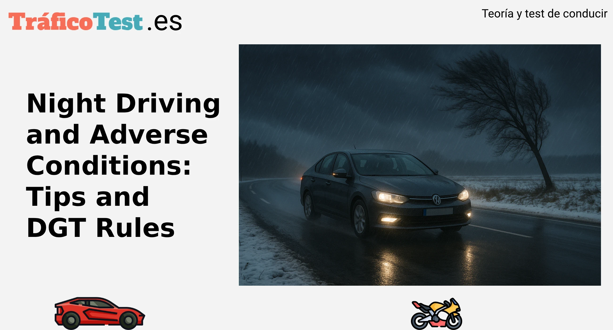 Night Driving and Adverse Conditions: Tips and DGT Rules