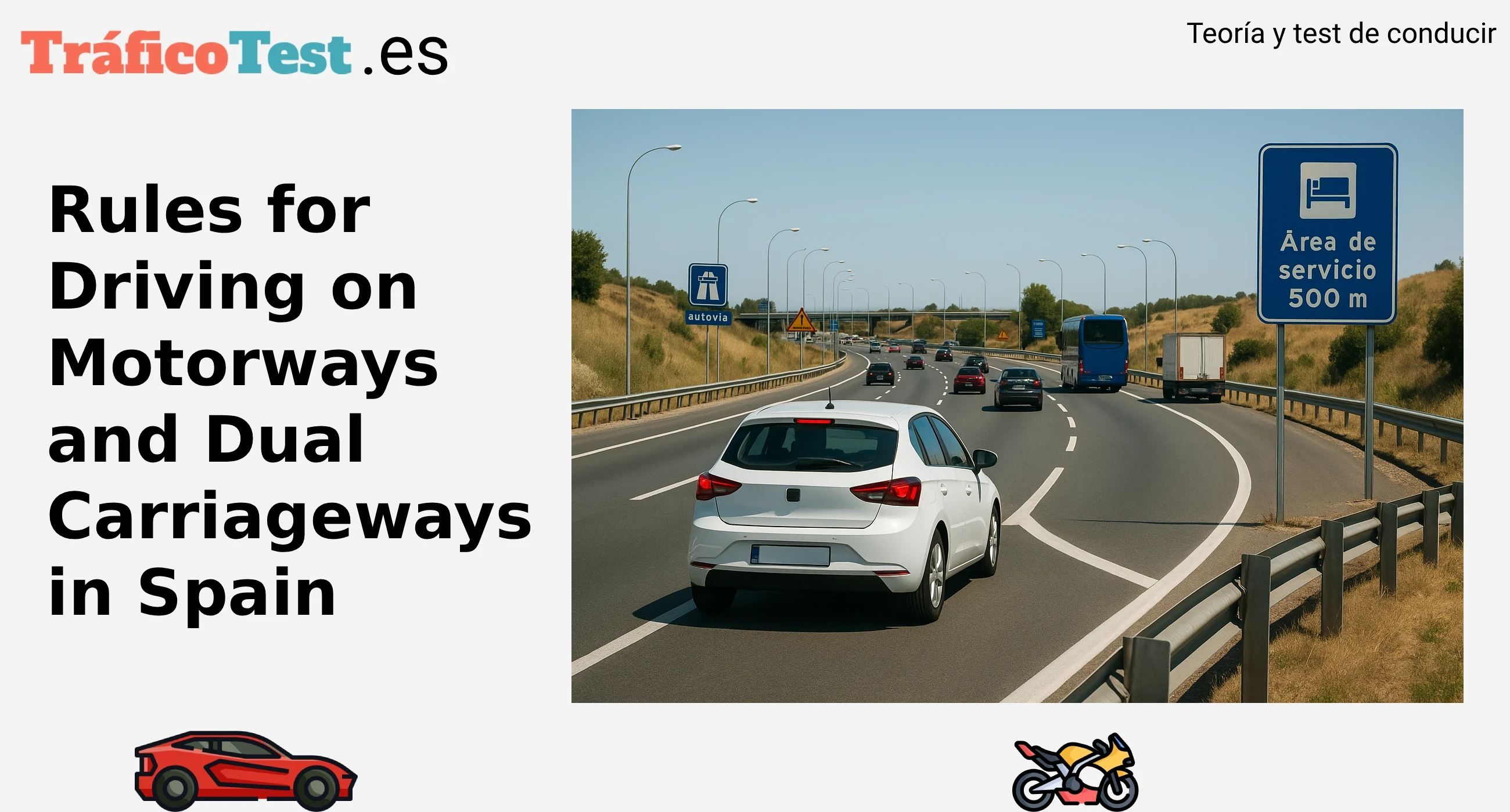 Rules for Driving on Motorways and Dual Carriageways in Spain