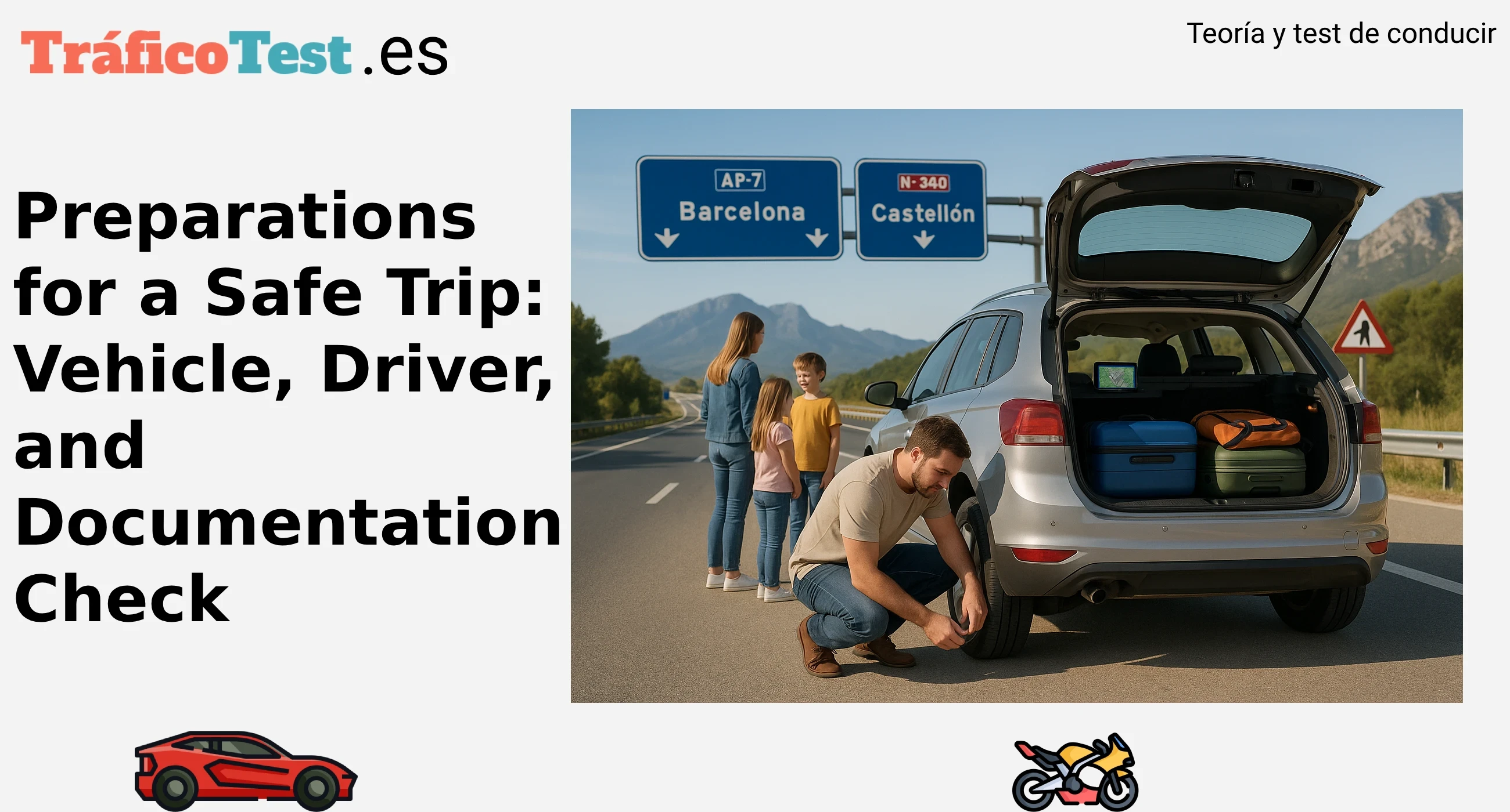 Preparations for a Safe Trip: Vehicle, Driver, and Documentation Check