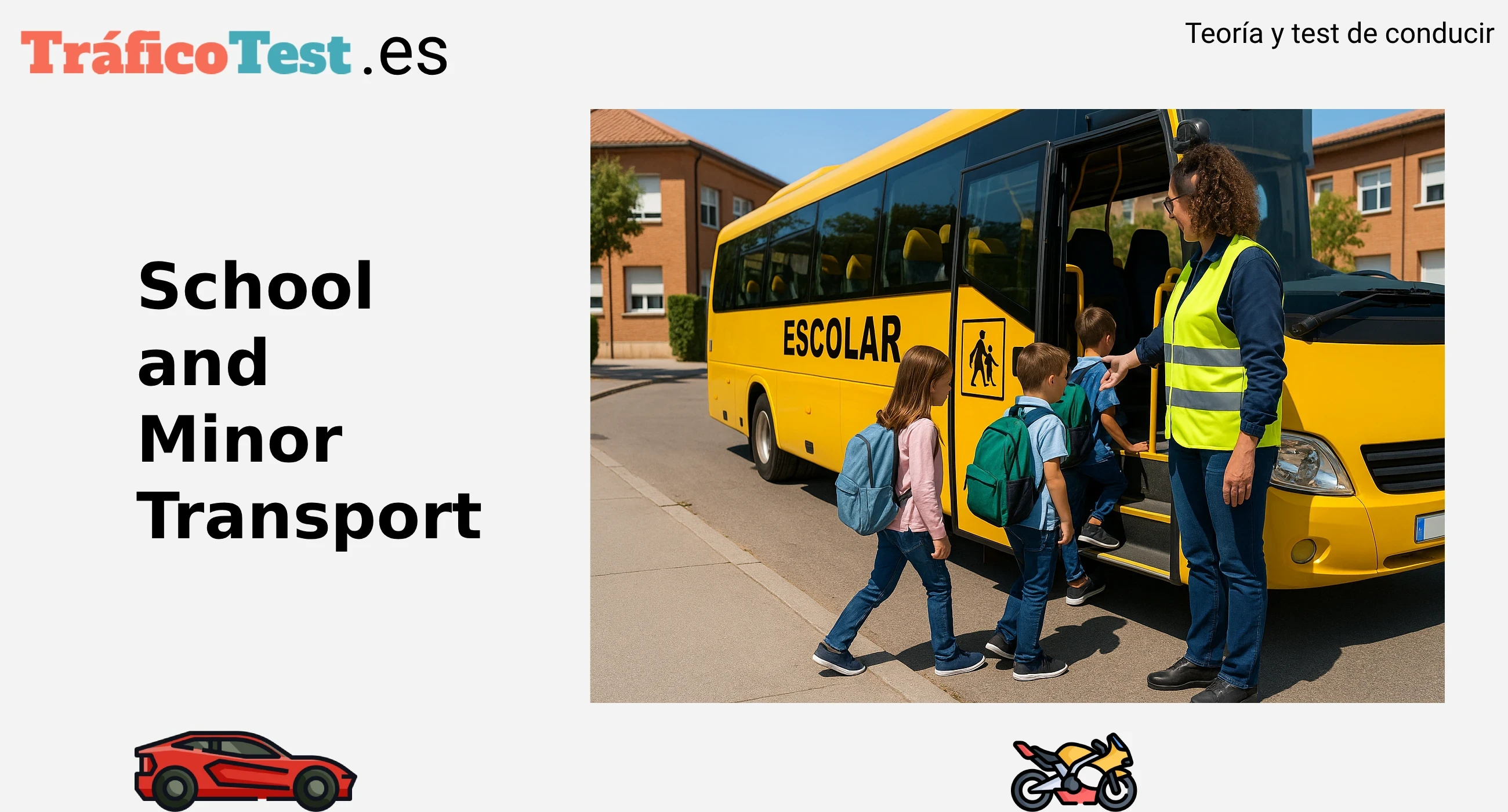 School and Minor Transport: Requirements and DGT Regulations