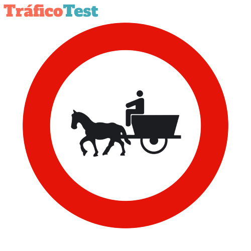 R-113 Entrada prohibida a vehículos de tracción animal