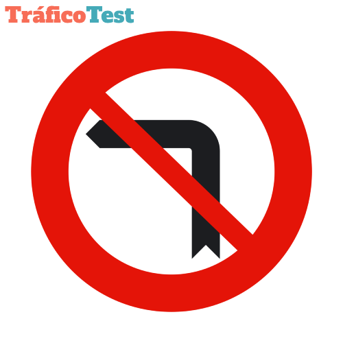 R-303 Giro a la izquierda prohibido