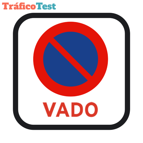 R-308e Estacionamiento prohibido en vado