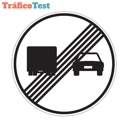 R-503 End of the prohibition of overtaking for trucks