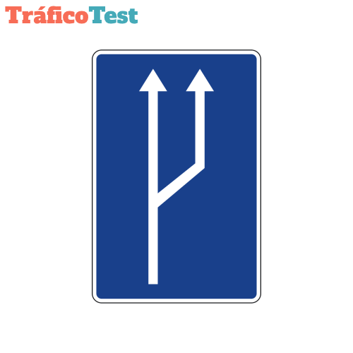 S-53 Change from one to two lanes of traffic