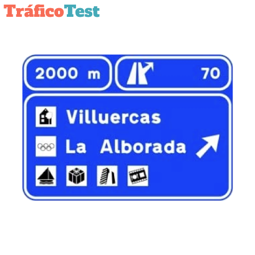 S-268 Preseñalización de servicios varios en autopista o autovía