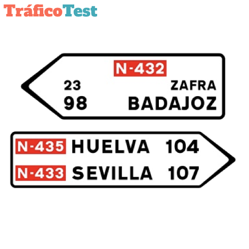 S-300 Poblaciones de un itinerario por carretera convencional