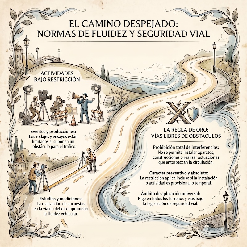 Actividades que afectan a la seguridad de la circulación