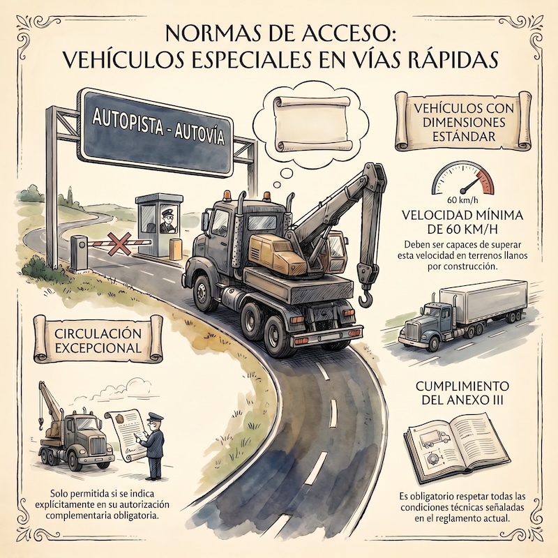 Circulación en autopistas, autovías y otras vías
