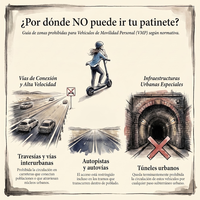 Circulación en autopistas, autovías y otras vías