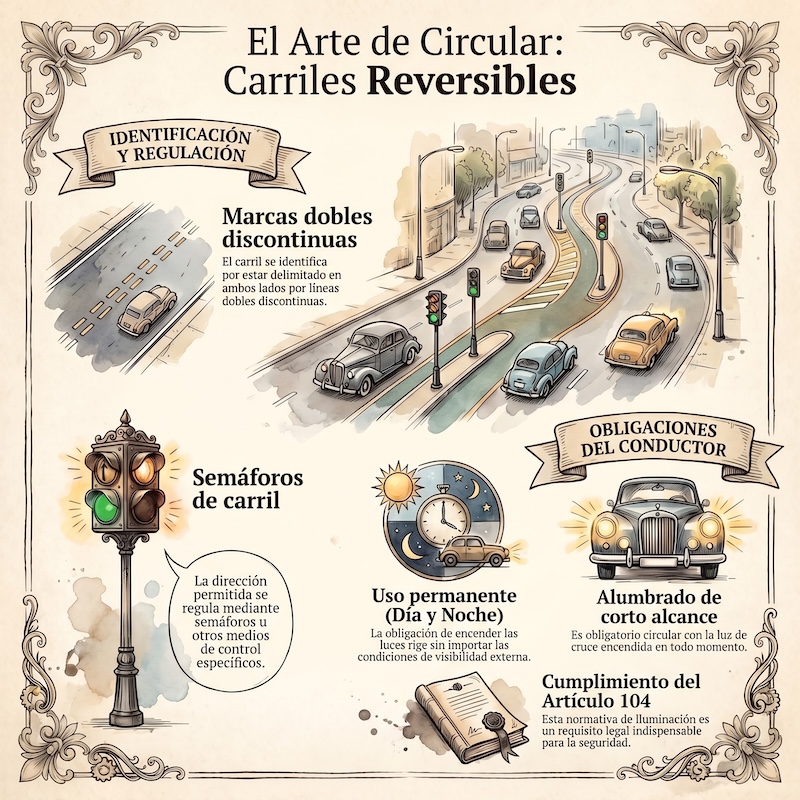 Carriles reversibles