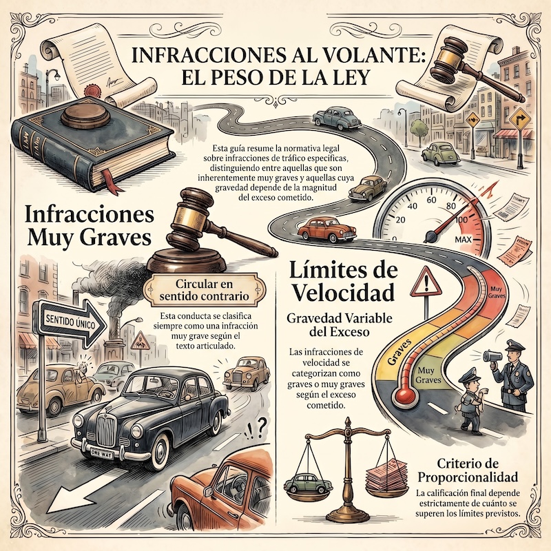 Carriles de utilización en sentido contrario al habitual
