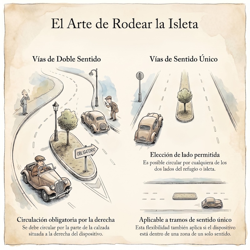 Sentido de la circulación