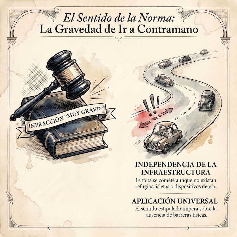 Sentido de la circulación