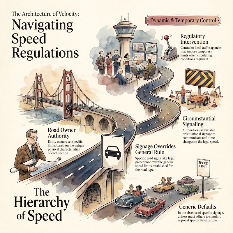 Maximum and minimum speeds
