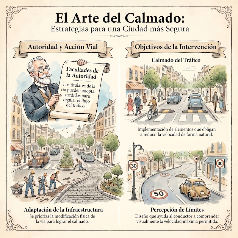Límites de velocidad en vías urbanas y travesías