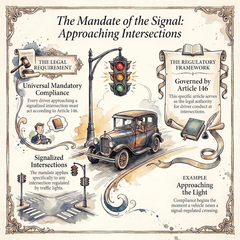 Signalized intersections
