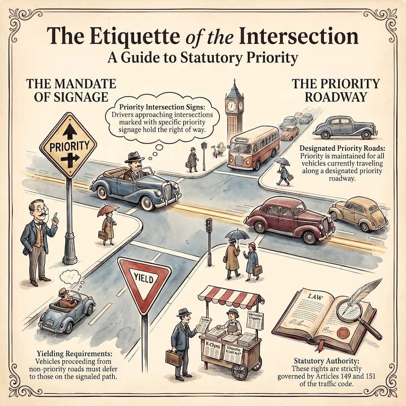 Signalized intersections