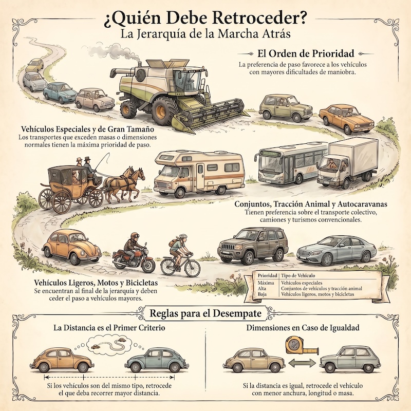 Orden de preferencia en ausencia de señalización