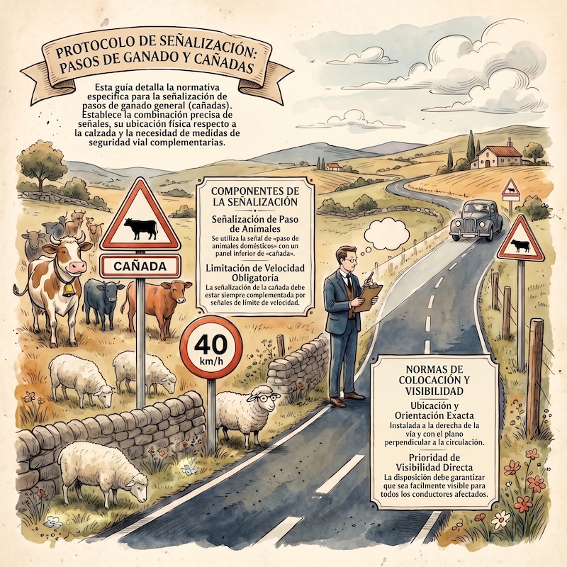 Prioridad de paso de los conductores sobre los animales