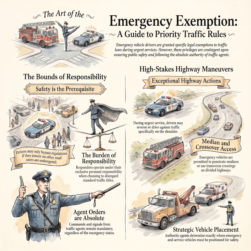 Powers of drivers of priority vehicles