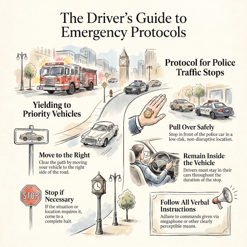 Behavior of other drivers towards priority vehicles