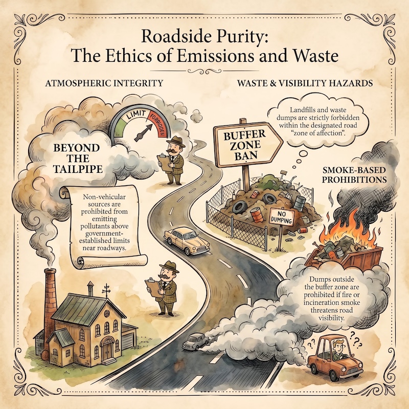 Emission of disturbances and pollutants