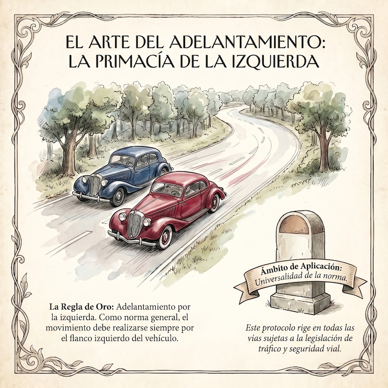 Adelantamiento y circulación paralela
