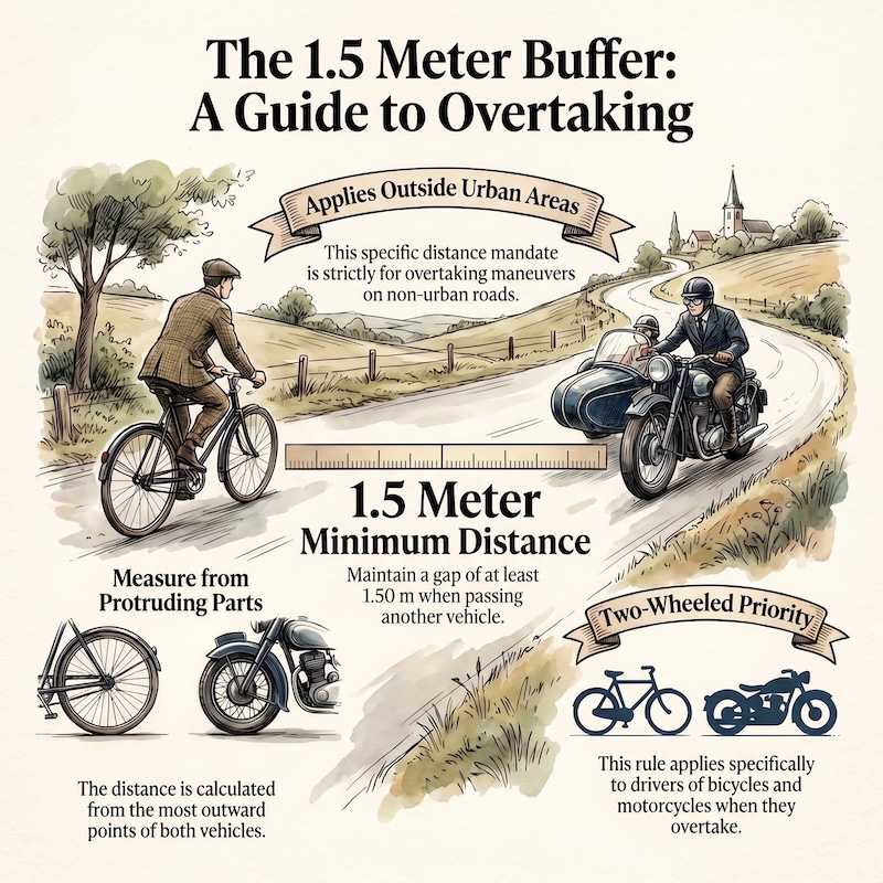 Obligations of the overtaker during the execution of the maneuver