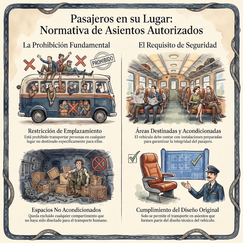 Emplazamiento y acondicionamiento de las personas