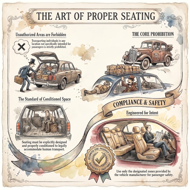 Positioning and preparation of people