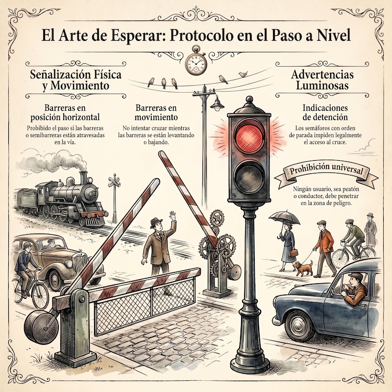 Barreras, semibarreras y semáforos