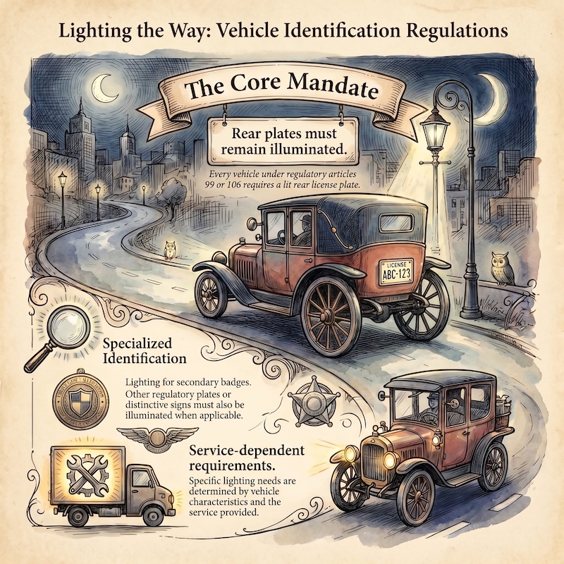 License plate lighting
