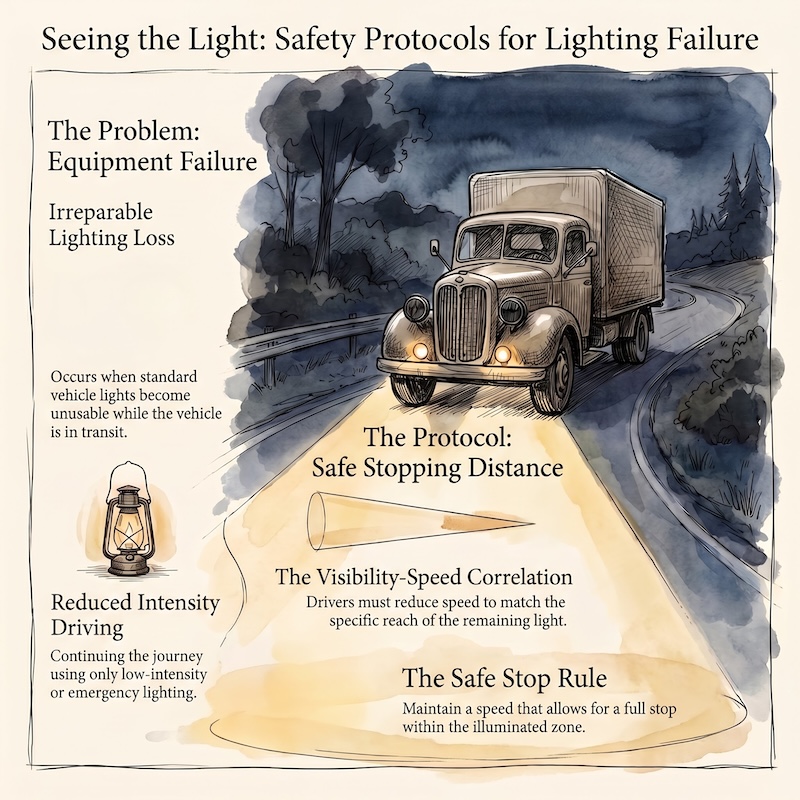 Disabled or damaged lighting