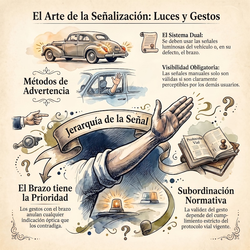 Obligación de advertir las maniobras