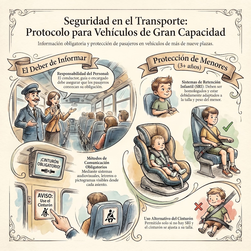 Cinturones de seguridad y sistemas de retención infantil homologados