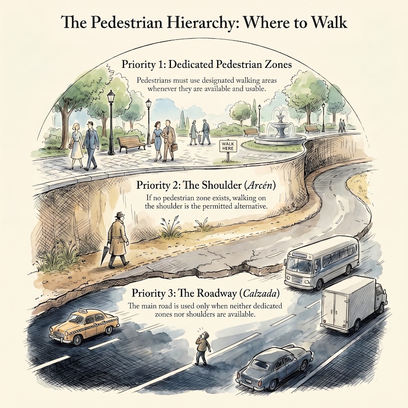 General rules (pedestrians)