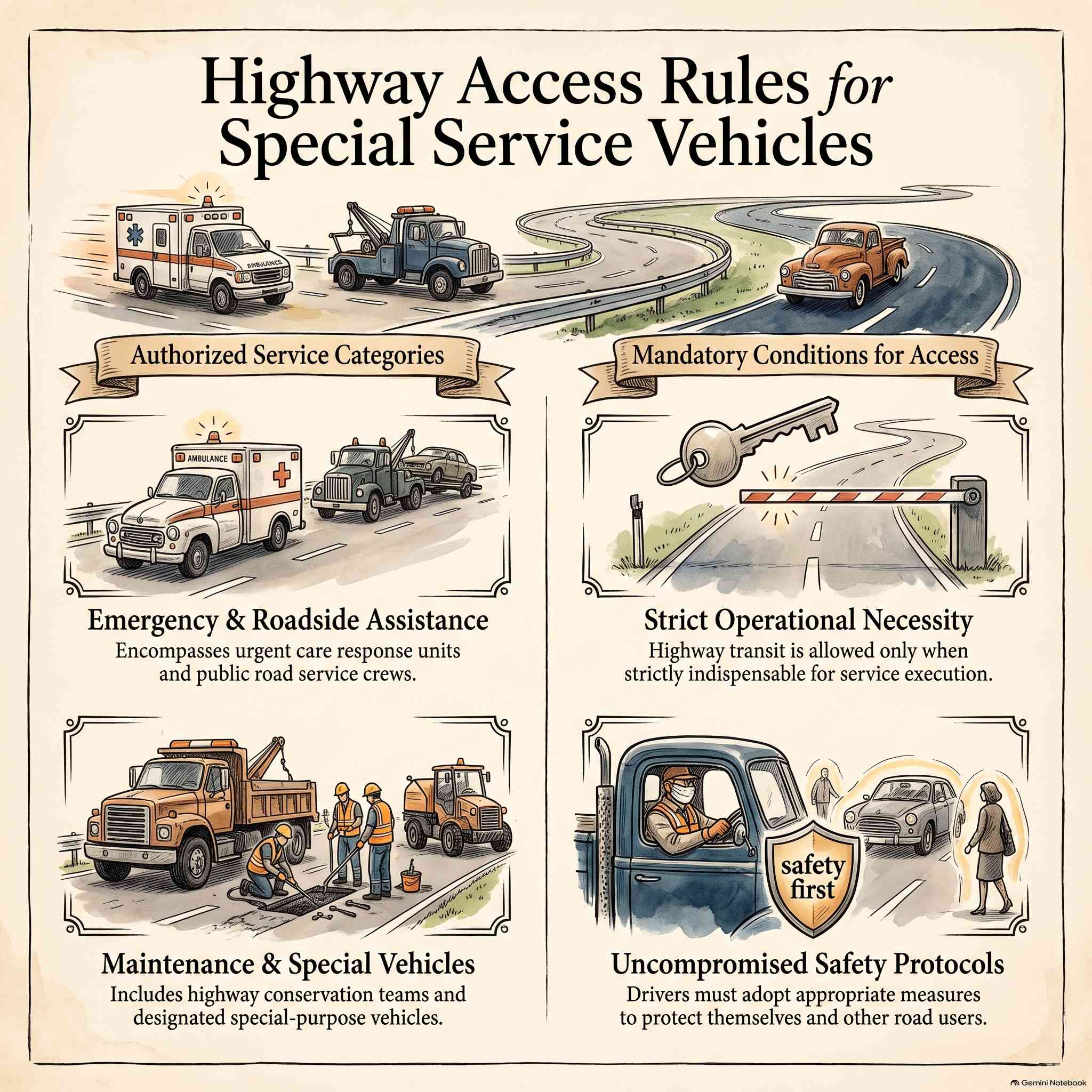 Rules on pedestrians on motorways and dual carriageways