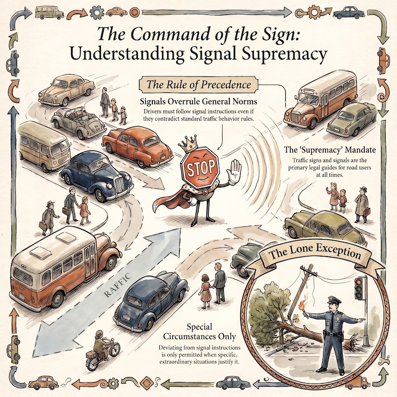 Obedience to the signs