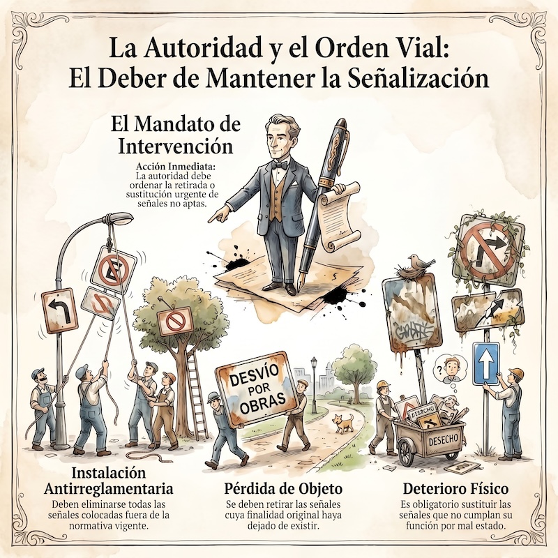 Obligaciones relativas a la señalización