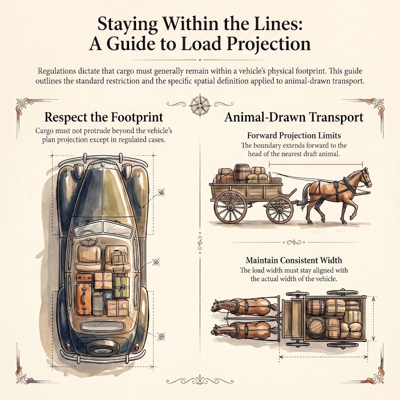 Dimensions of the load