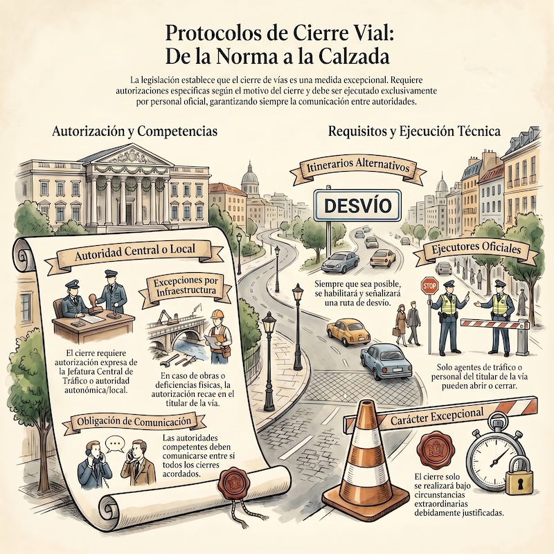 Ordenación especial del tráfico por razones de seguridad o fluidez de la circulación